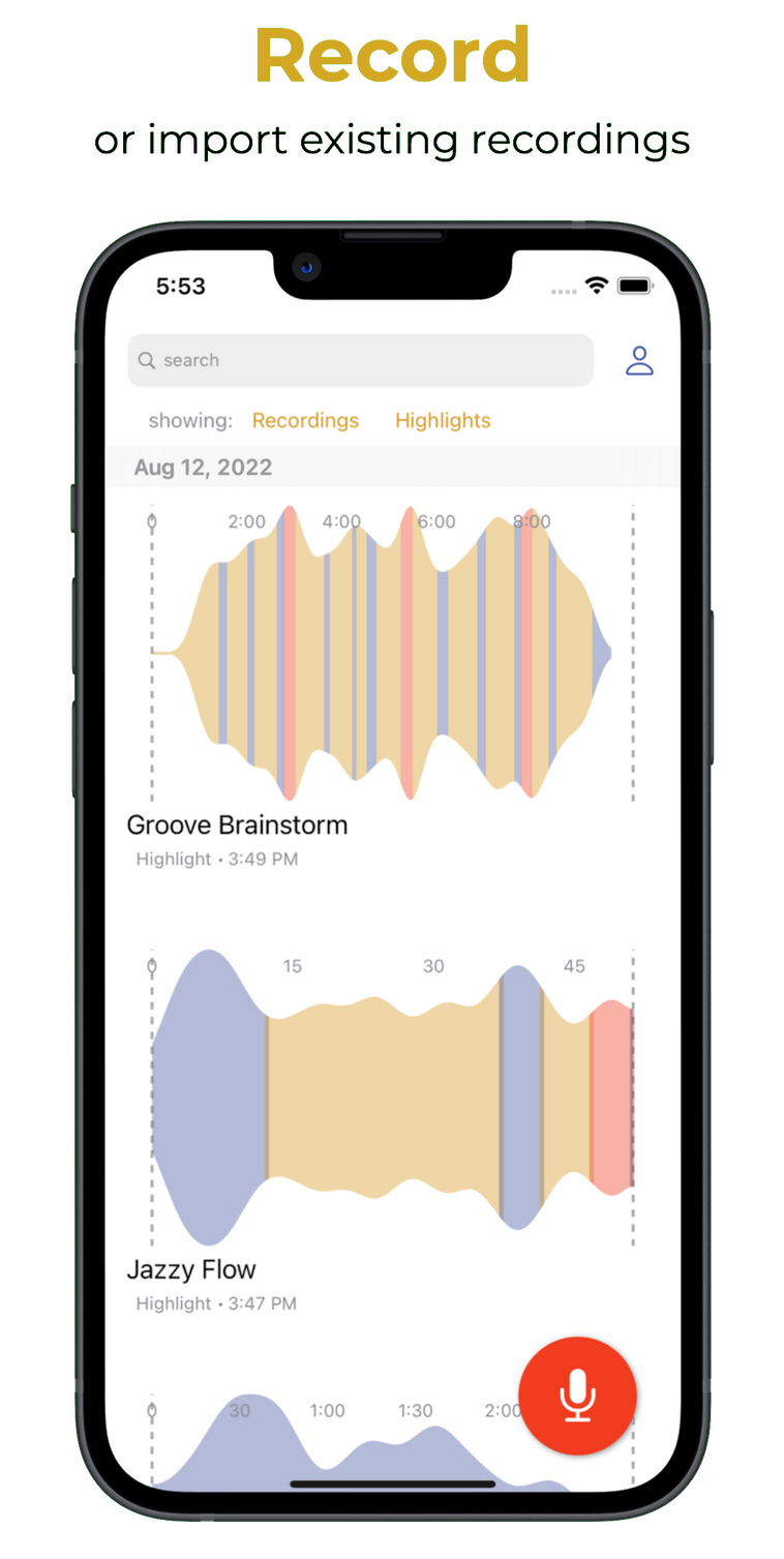 Record or Import Existing Recordings