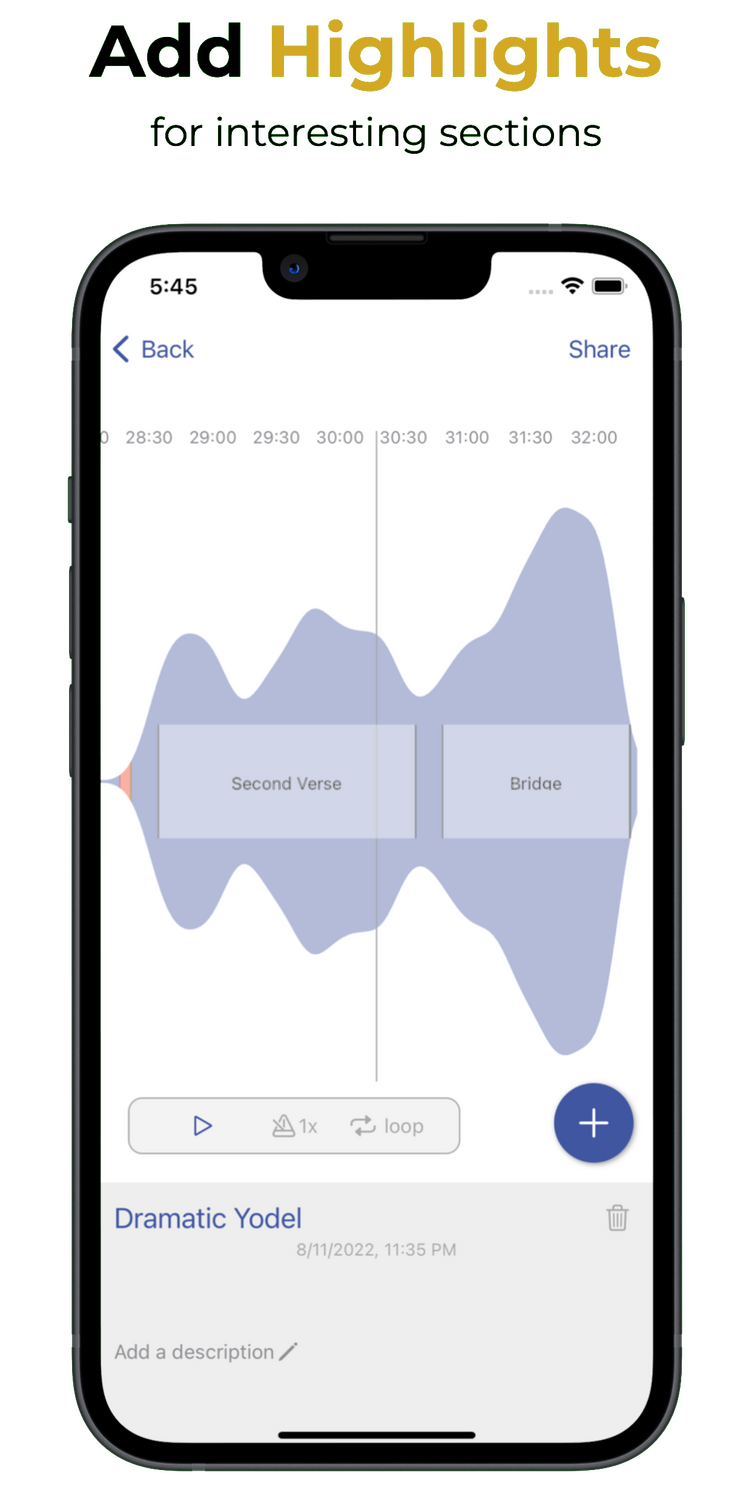Add Highlights for Interesting Sections